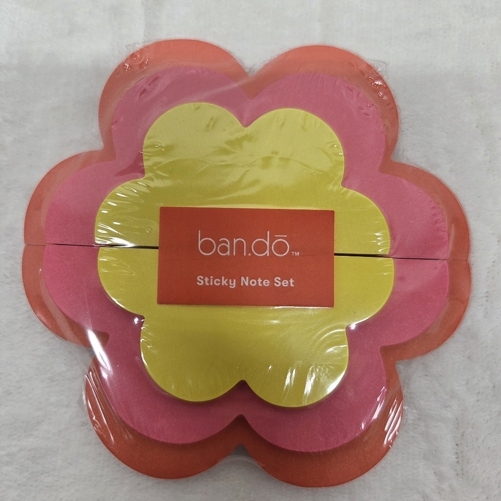 Flower Shaped Stacked Sticky Note Set Colorful Desk Stationery Student Gift New